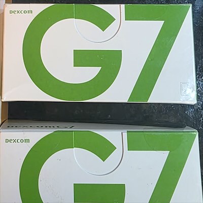 Sealed Dexcom G7 receiver boxes