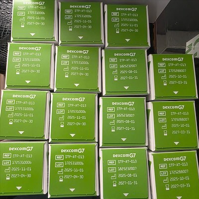 Sealed Dexcom G7 sensor boxes