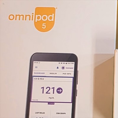 Sealed Omnipod 5 Controller box